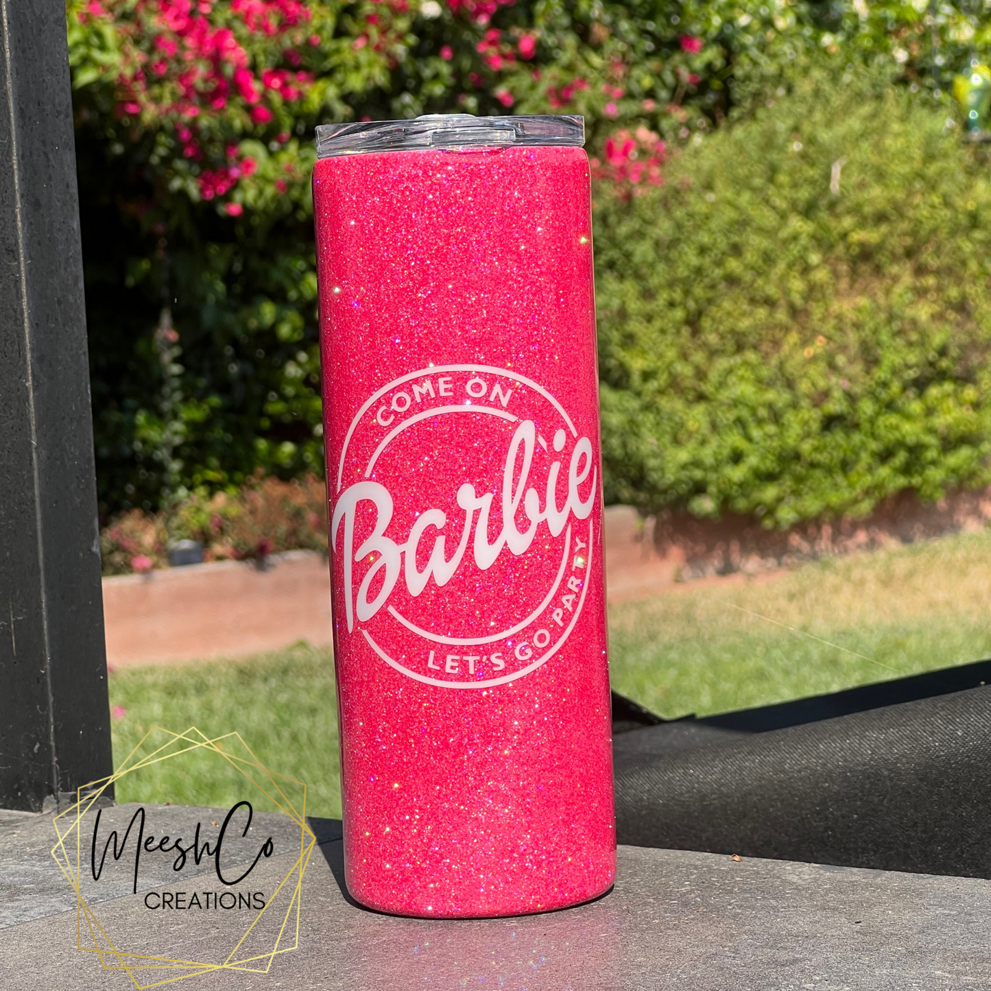 Barbie Inspired 20 oz. Glitter Tumbler