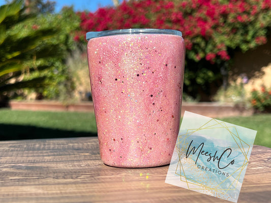 8 oz Kids Cup / Small Cocktail Glitter Tumbler - ready to ship